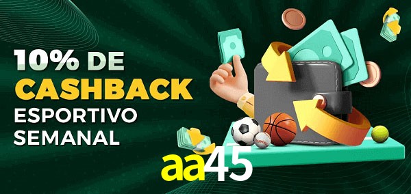 10% de bônus de cashback na aa45